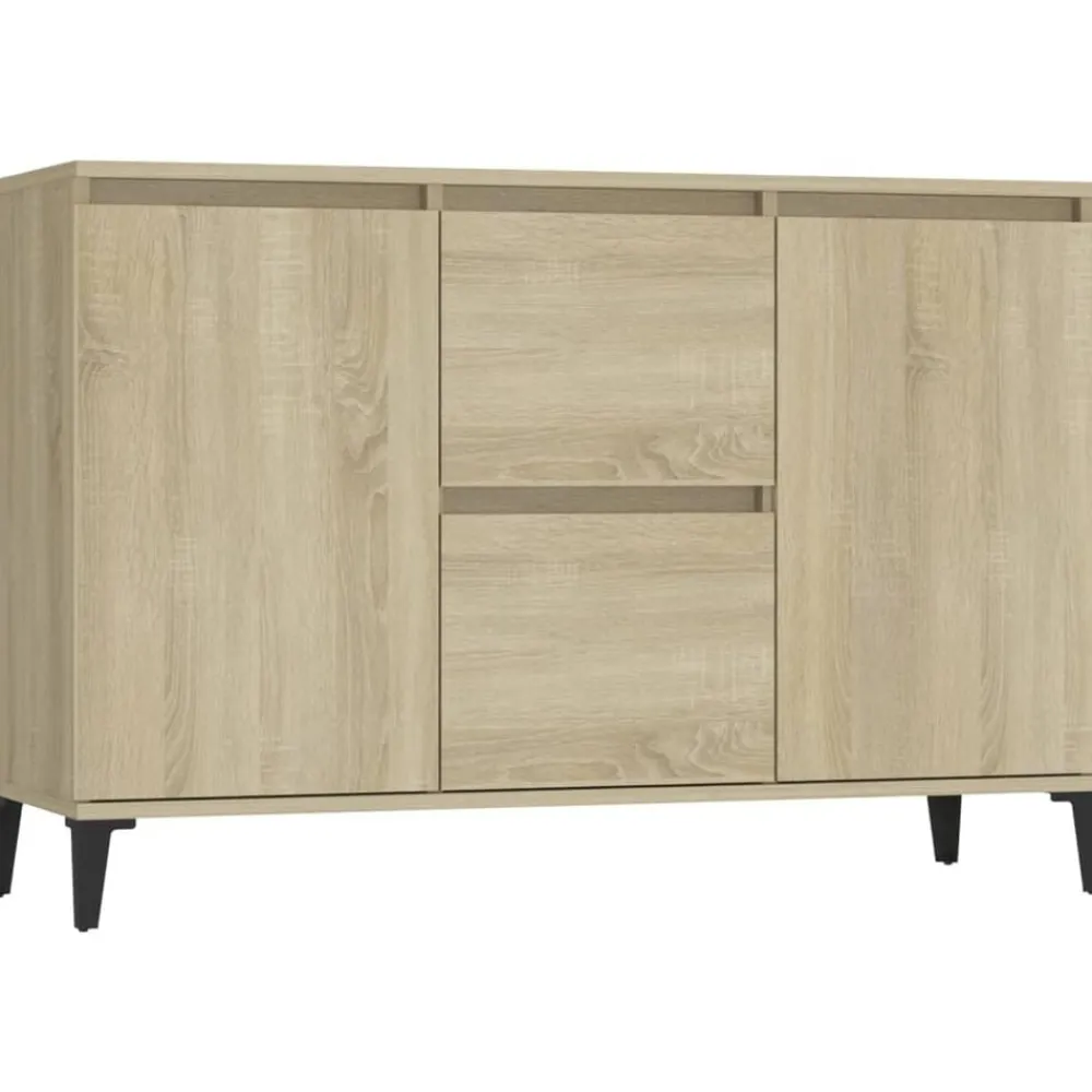 vidaXL Armarios Y Almacenamiento-Aparador madera contrachapada color 102x35x70 cm