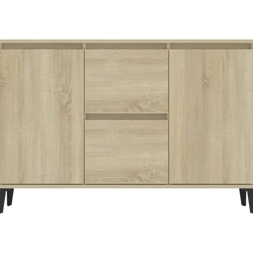 vidaXL Armarios Y Almacenamiento-Aparador madera contrachapada color 102x35x70 cm