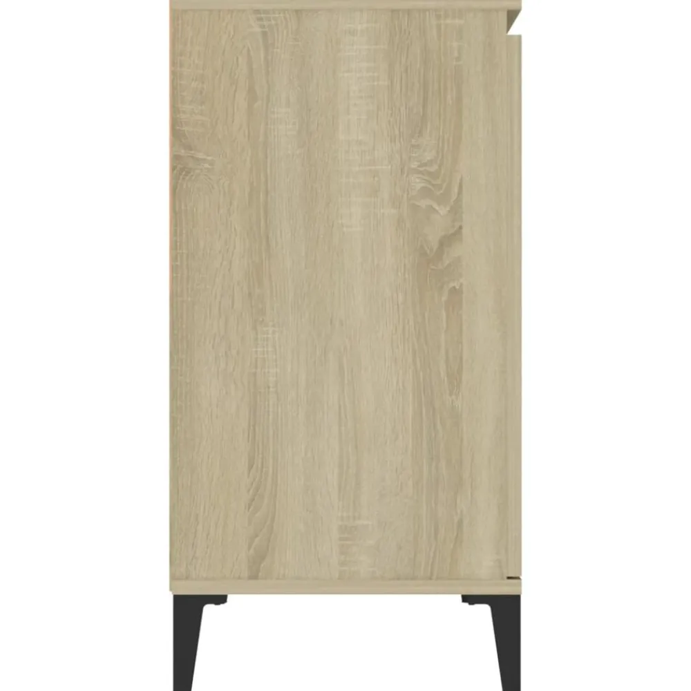 vidaXL Armarios Y Almacenamiento-Aparador madera contrachapada color 102x35x70 cm