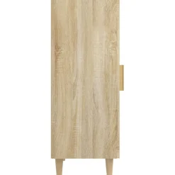 vidaXL Aparador madera contrachapada color 34,5x34x90 cm Roble Sonoma Online