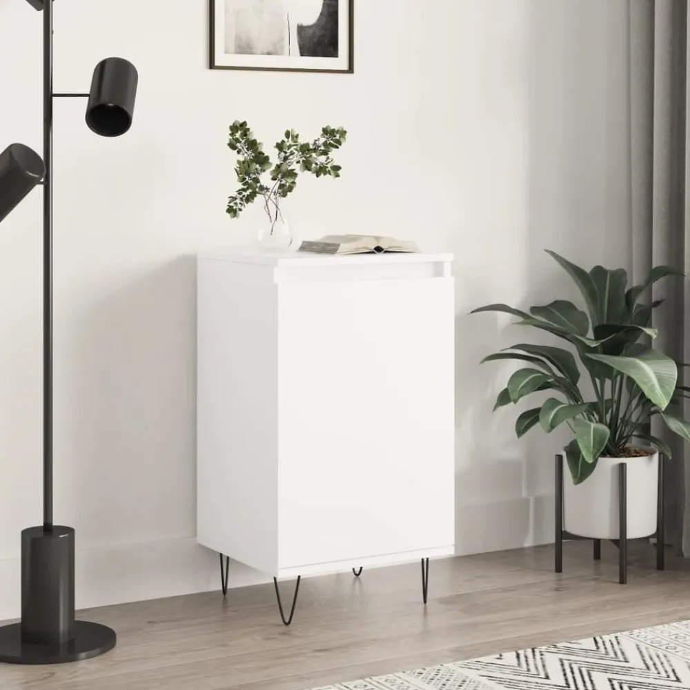 vidaXL Aparador madera de ingeniería 40x35x70 cm Blanco Outlet