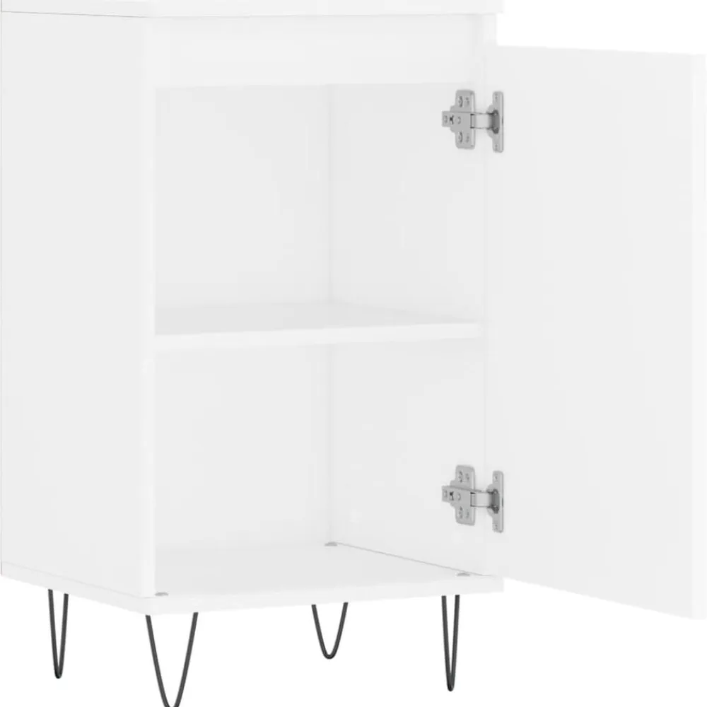 vidaXL Aparador madera de ingeniería 40x35x70 cm Blanco Outlet