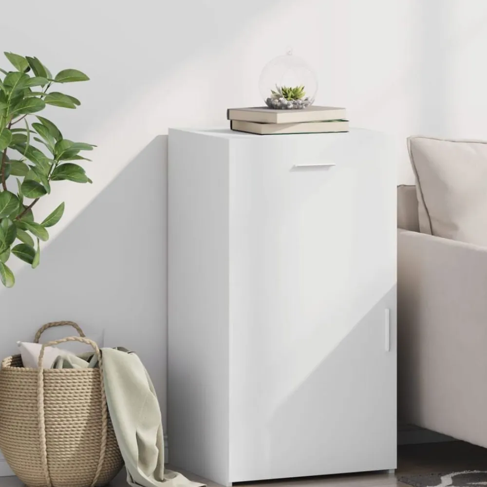 vidaXL Aparador madera de ingeniería 50x42,5x93 cm Blanco Sale