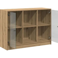vidaXL Aparador madera de ingeniería roble artiasian 102x37x75,5 cm artisian oak Clearance