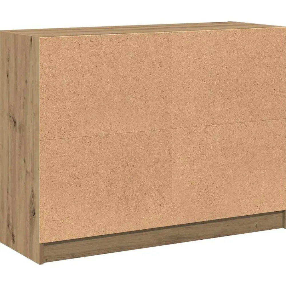 vidaXL Aparador madera de ingeniería roble artiasian 102x37x75,5 cm artisian oak Clearance