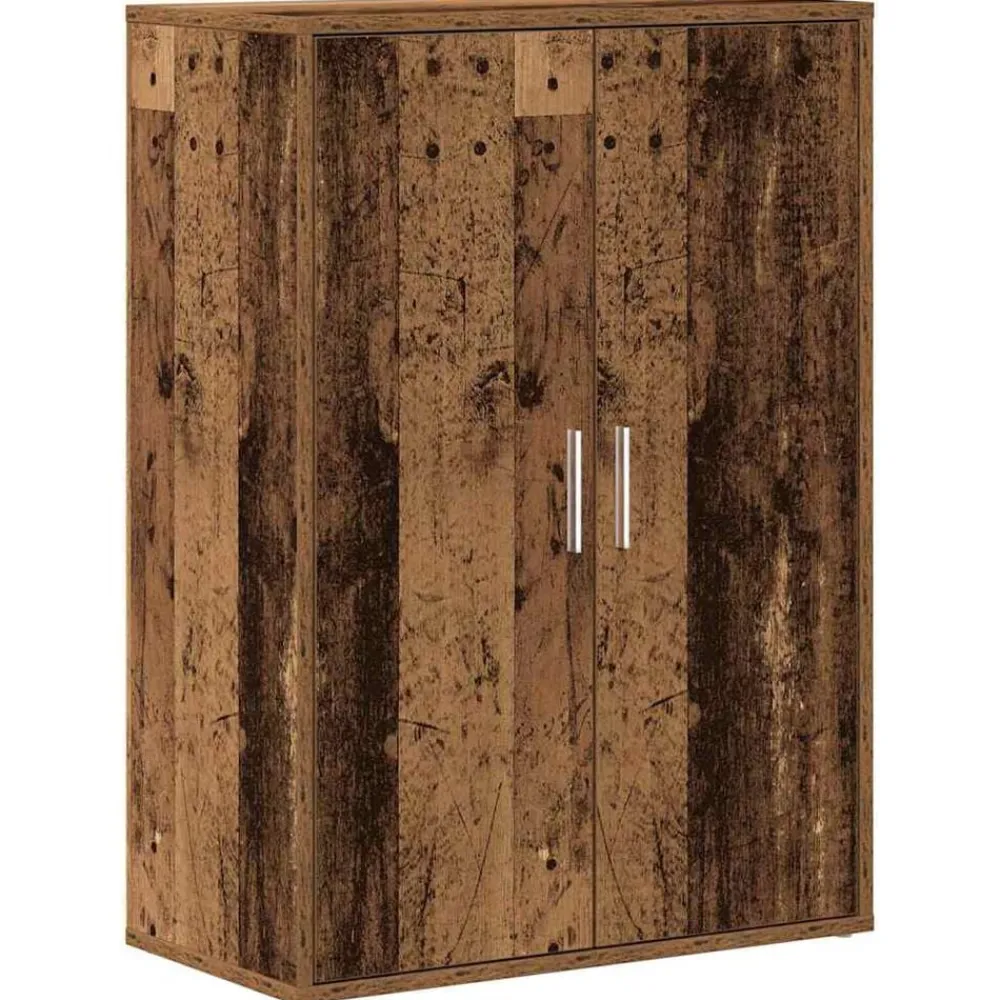 vidaXL Aparador Madera vieja 60 x 31 x 84 cm Madera de ingeniería Madera envejecida Best