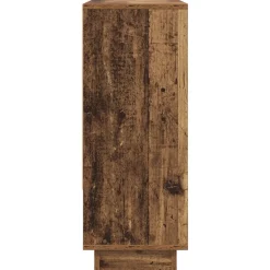 vidaXL Aparador Madera vieja 97 x 29 x 75 cm Madera de ingeniería Madera envejecida Outlet