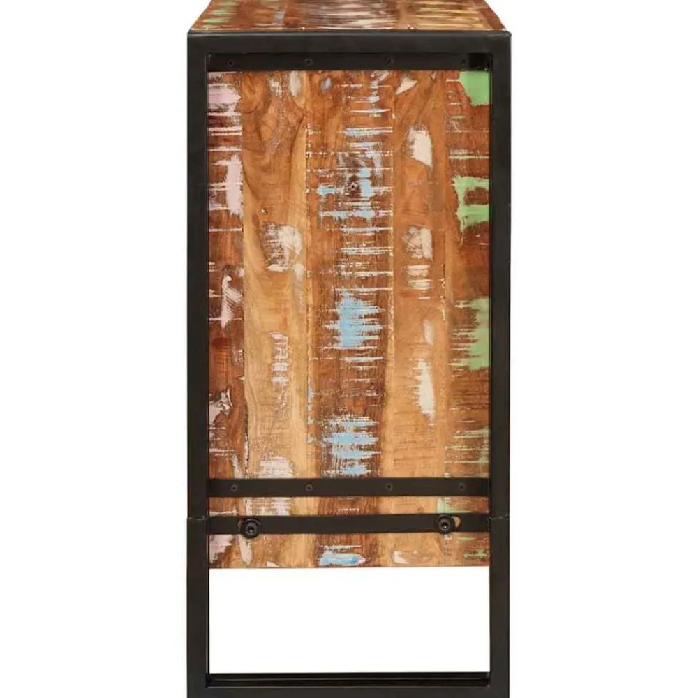 vidaXL Aparador Marrón 66 x 33 x 70 cm Madera reciclada maciza
