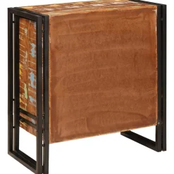 vidaXL Aparador Marrón 66 x 33 x 70 cm Madera reciclada maciza