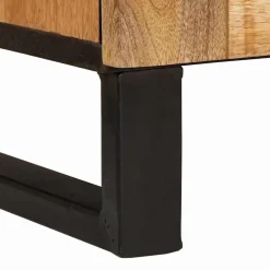 vidaXL Armarios Y Almacenamiento-Aparador Marrón 60 x 33 x 75 cm Madera de mango maciza