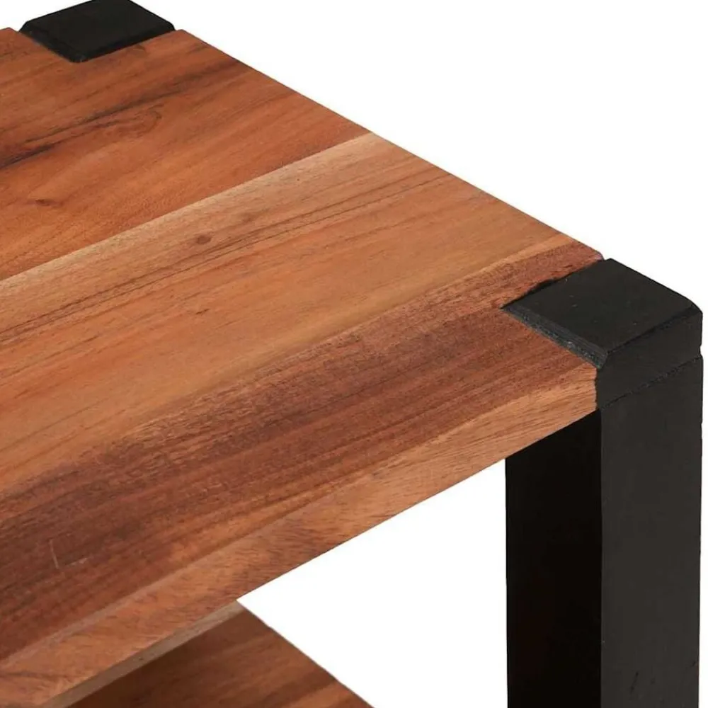 vidaXL Armarios Y Almacenamiento-Aparador Marrón 70 x 30 x 75 cm Madera de Acacia Sólida