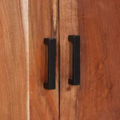 vidaXL Armarios Y Almacenamiento-Aparador Marrón 70 x 30 x 75 cm Madera de Acacia Sólida