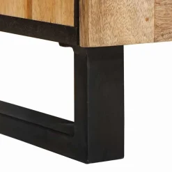 vidaXL Armarios Y Almacenamiento-Aparador Marrón 60 x 33 x 75 cm Madera de mango maciza