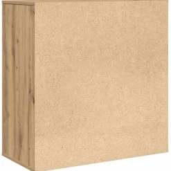 vidaXL Armarios Y Almacenamiento-Aparador Roble artesanal 78 x 38 x 80 cm Madera de ingeniería