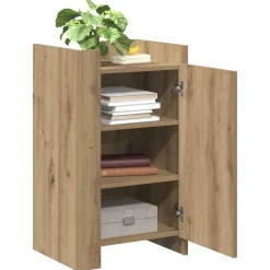 vidaXL Aparador Roble artesanal 45 x 35 x 75 cm Roble artisan Discount