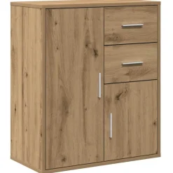 vidaXL Armarios Y Almacenamiento-Aparador Roble artesanal 60 x 31 x 70 cm Madera de ingeniería