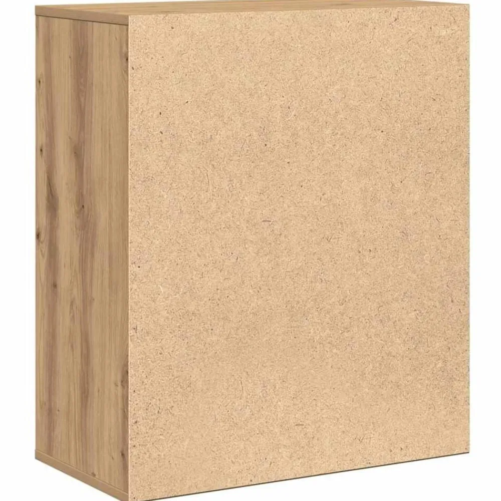 vidaXL Armarios Y Almacenamiento-Aparador Roble artesanal 60 x 31 x 70 cm Madera de ingeniería