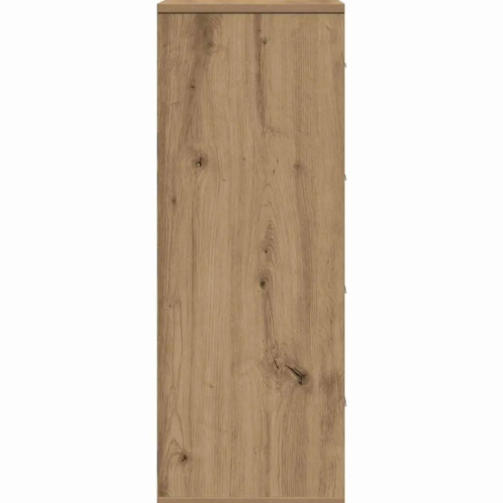 vidaXL Armarios Y Almacenamiento-Aparador Roble artesanal 60 x 31 x 84 cm Madera de ingeniería