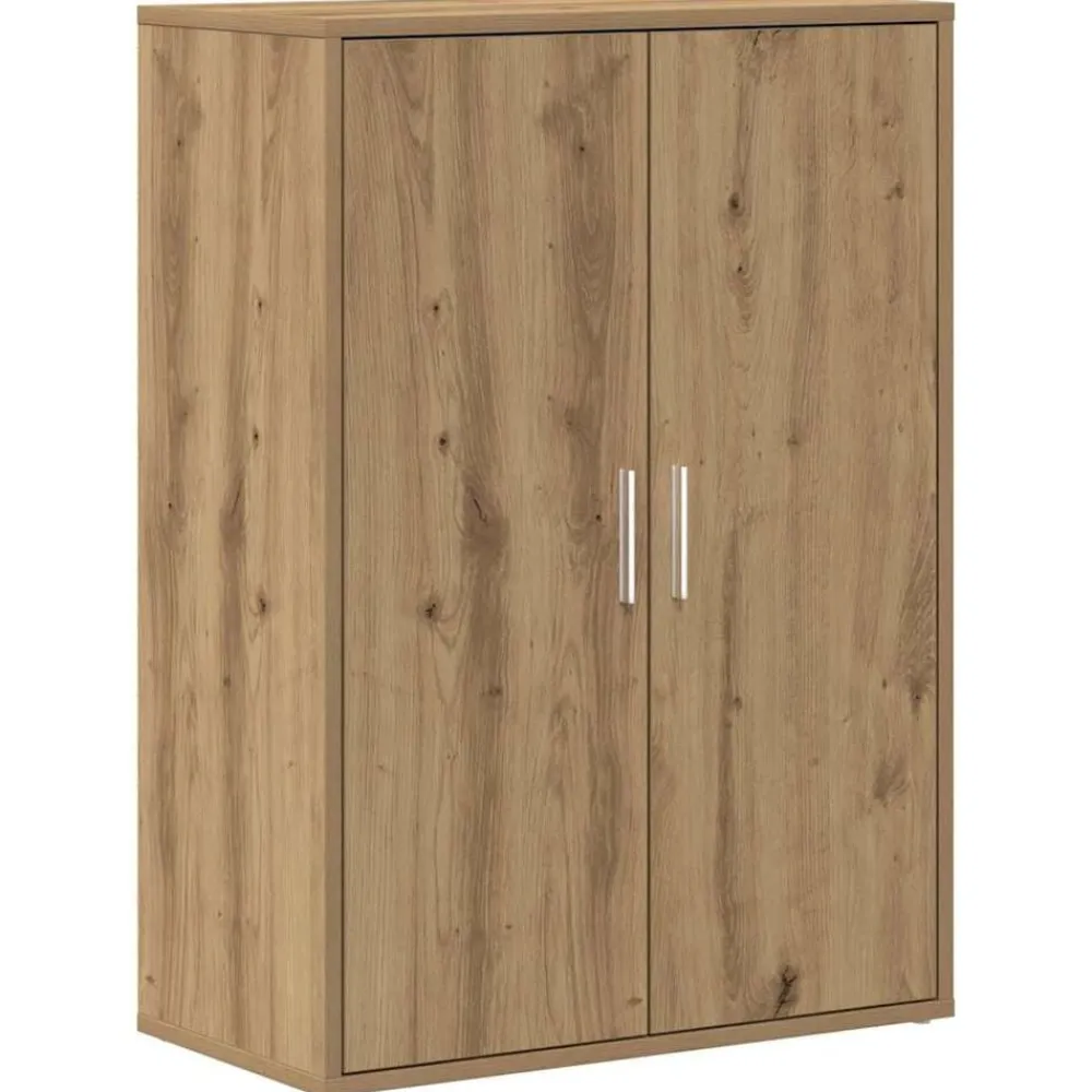 vidaXL Armarios Y Almacenamiento-Aparador Roble artesanal 60 x 31 x 84 cm Madera de ingeniería
