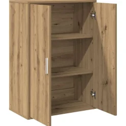 vidaXL Armarios Y Almacenamiento-Aparador Roble artesanal 60 x 31 x 84 cm Madera de ingeniería