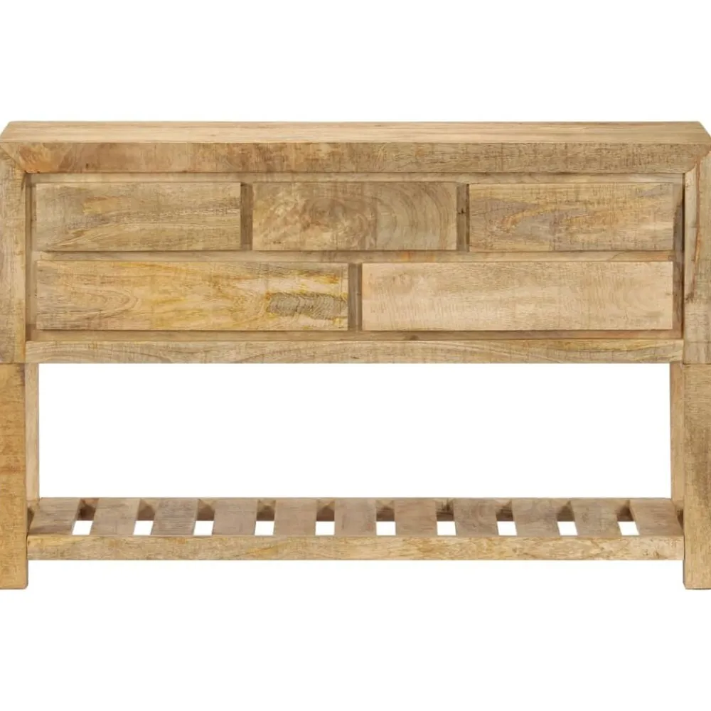 vidaXL Armarios Y Almacenamiento-Aparador 120x30x75 cm madera maciza de mango