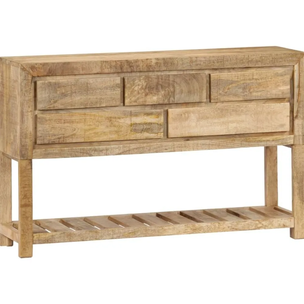 vidaXL Armarios Y Almacenamiento-Aparador 120x30x75 cm madera maciza de mango