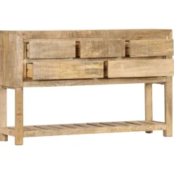 vidaXL Armarios Y Almacenamiento-Aparador 120x30x75 cm madera maciza de mango