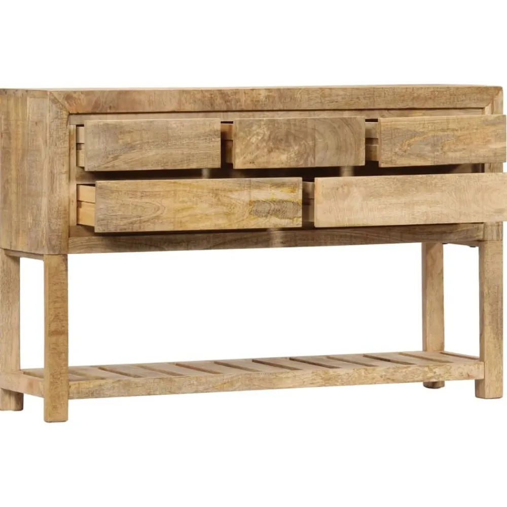 vidaXL Armarios Y Almacenamiento-Aparador 120x30x75 cm madera maciza de mango