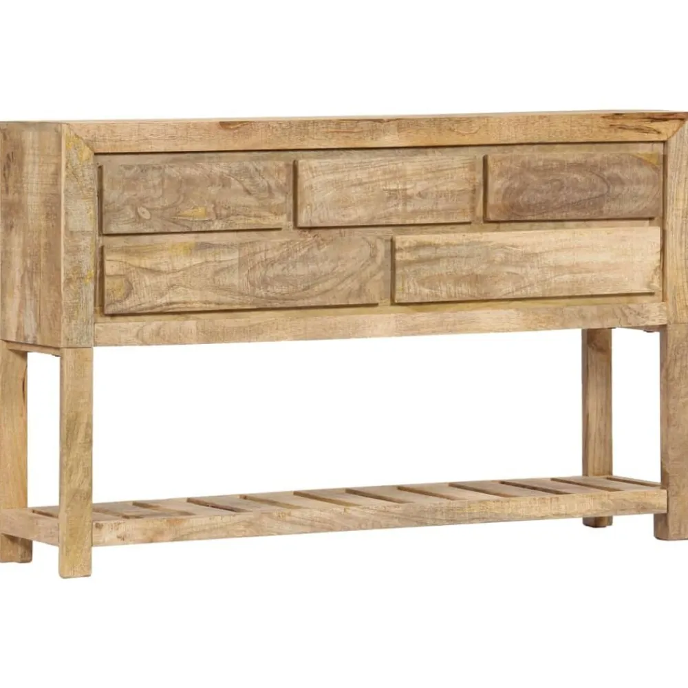 vidaXL Armarios Y Almacenamiento-Aparador 120x30x75 cm madera maciza de mango
