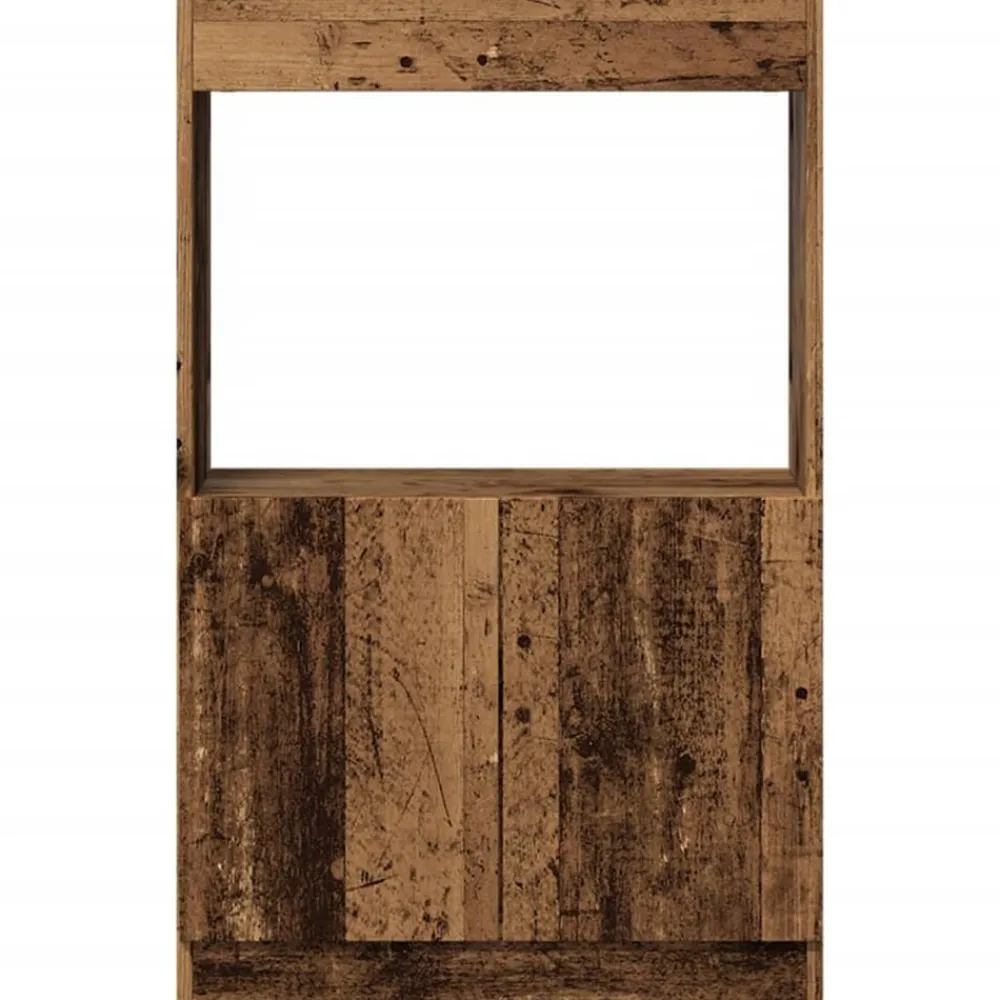 vidaXL Aparadorde madera de ingeniería madera envejecida 63x33x100 cm Madera antigua