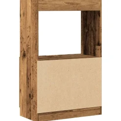 vidaXL Aparadorde madera de ingeniería madera envejecida 63x33x100 cm Madera antigua