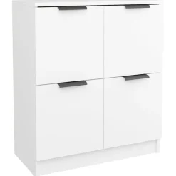 vidaXL Armarios Y Almacenamiento-Aparadores 2 unidades madera contrachapada 60x30x70 cm