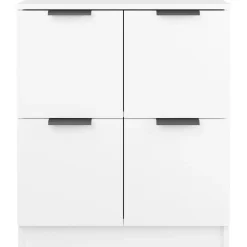 vidaXL Armarios Y Almacenamiento-Aparadores 2 unidades madera contrachapada 60x30x70 cm