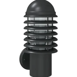 vidaXL Aplique de exterior de acero inoxidable Negro Online
