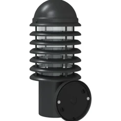 vidaXL Aplique de exterior de acero inoxidable Negro Online