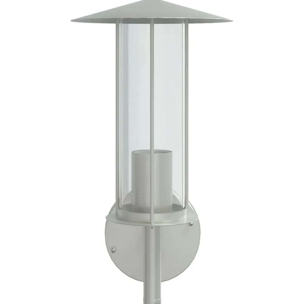 vidaXL Iluminación-Aplique de exterior de acero inoxidable