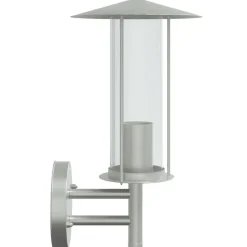 vidaXL Iluminación-Aplique de exterior de acero inoxidable