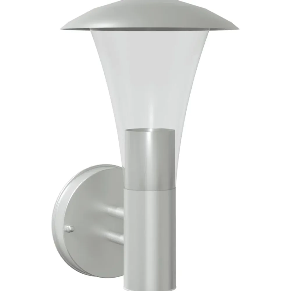 vidaXL Iluminación-Aplique de exterior de acero inoxidable