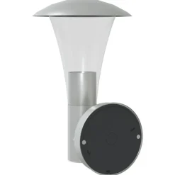 vidaXL Iluminación-Aplique de exterior de acero inoxidable