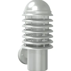 vidaXL Aplique de exterior de acero inoxidable Plateado Outlet