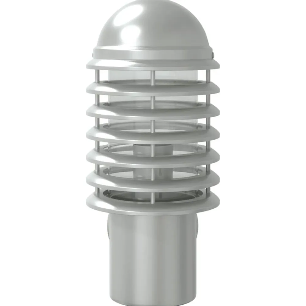 vidaXL Aplique de exterior de acero inoxidable Plateado Outlet