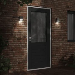 vidaXL Iluminación-Aplique de exterior de acero inoxidable