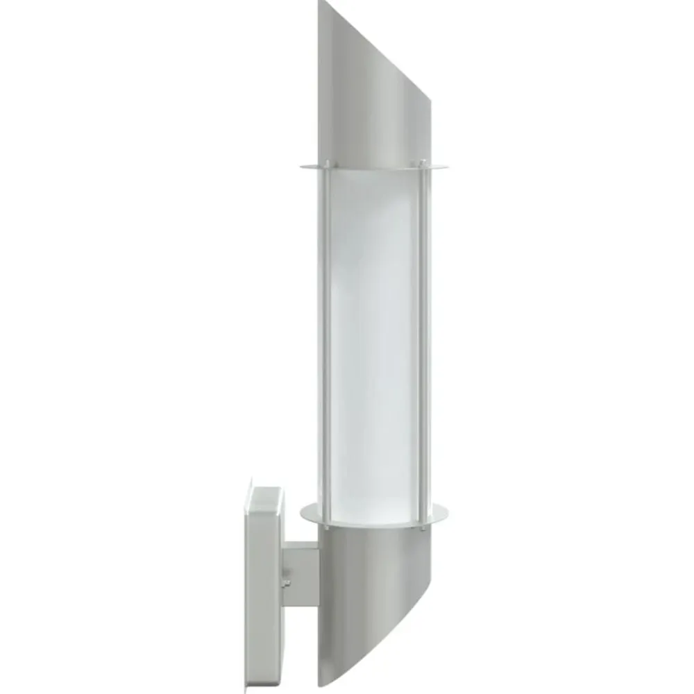 vidaXL Aplique de exterior de acero inoxidable Plateado