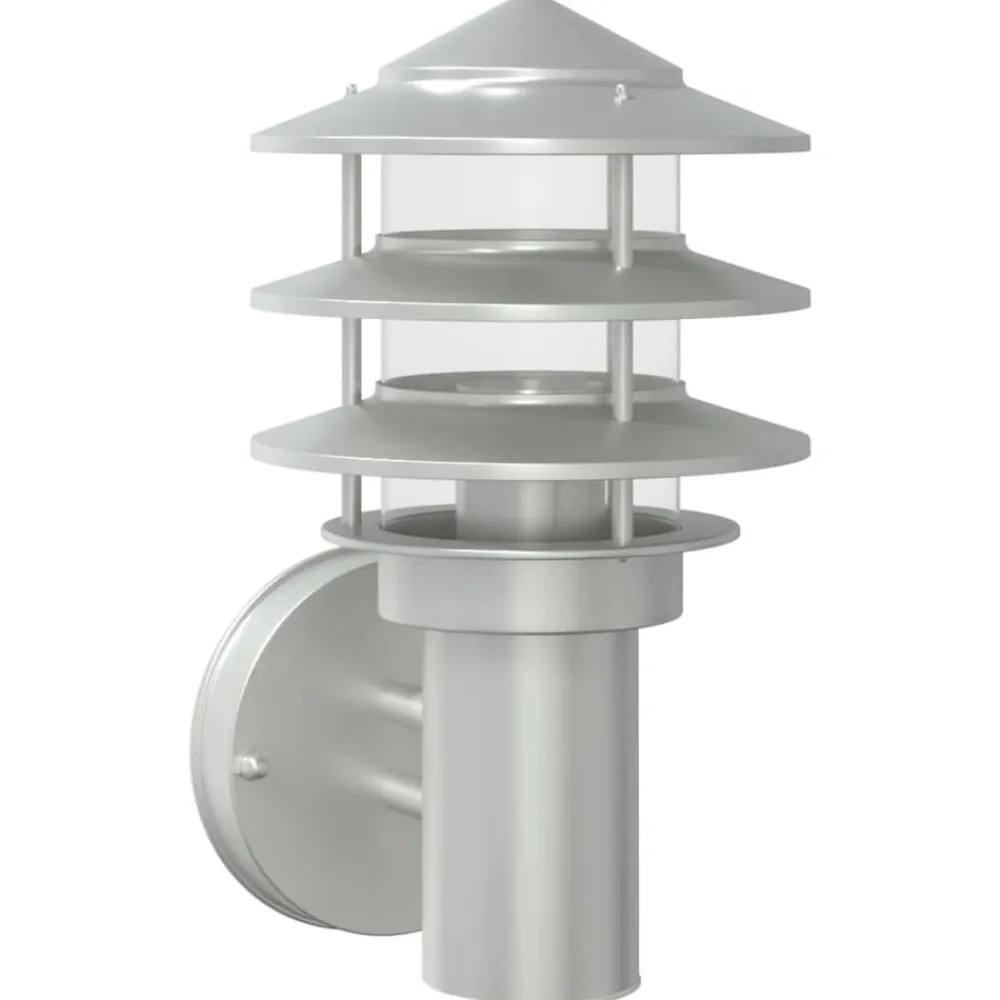 vidaXL Aplique de exterior de acero inoxidable Plateado Online