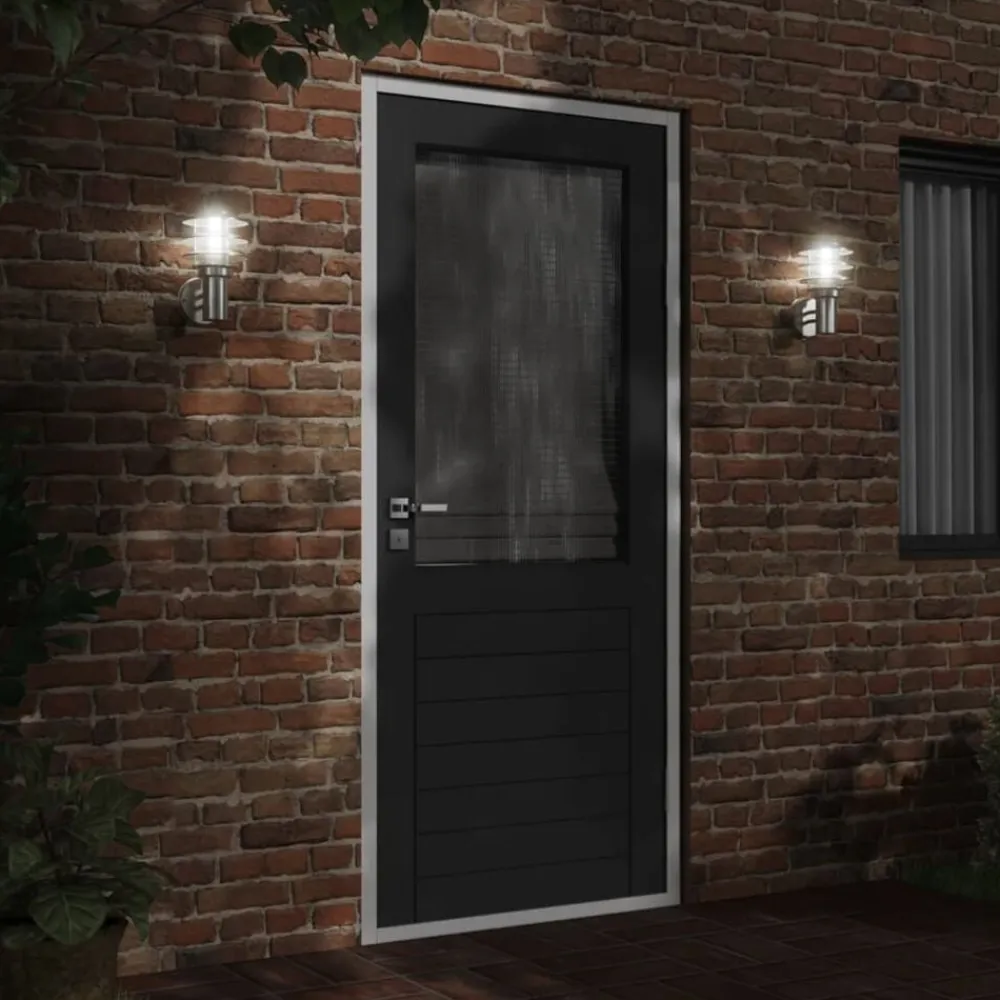 vidaXL Aplique de exterior de acero inoxidable Plateado Online