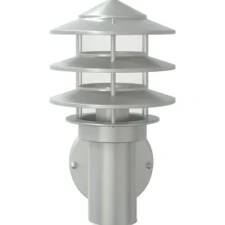 vidaXL Aplique de exterior de acero inoxidable Plateado Online