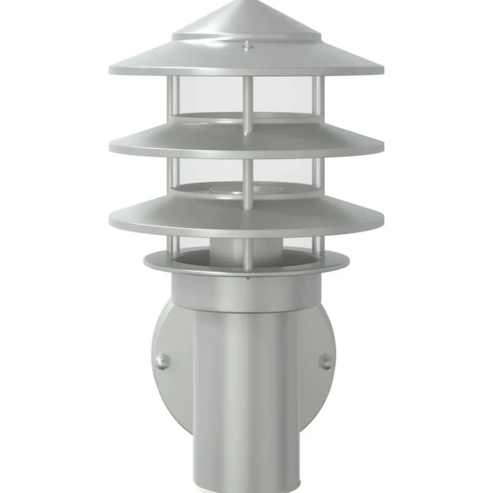 vidaXL Aplique de exterior de acero inoxidable Plateado Online
