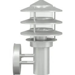 vidaXL Aplique de exterior de acero inoxidable Plateado Online