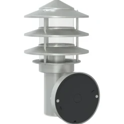 vidaXL Aplique de exterior de acero inoxidable Plateado Online