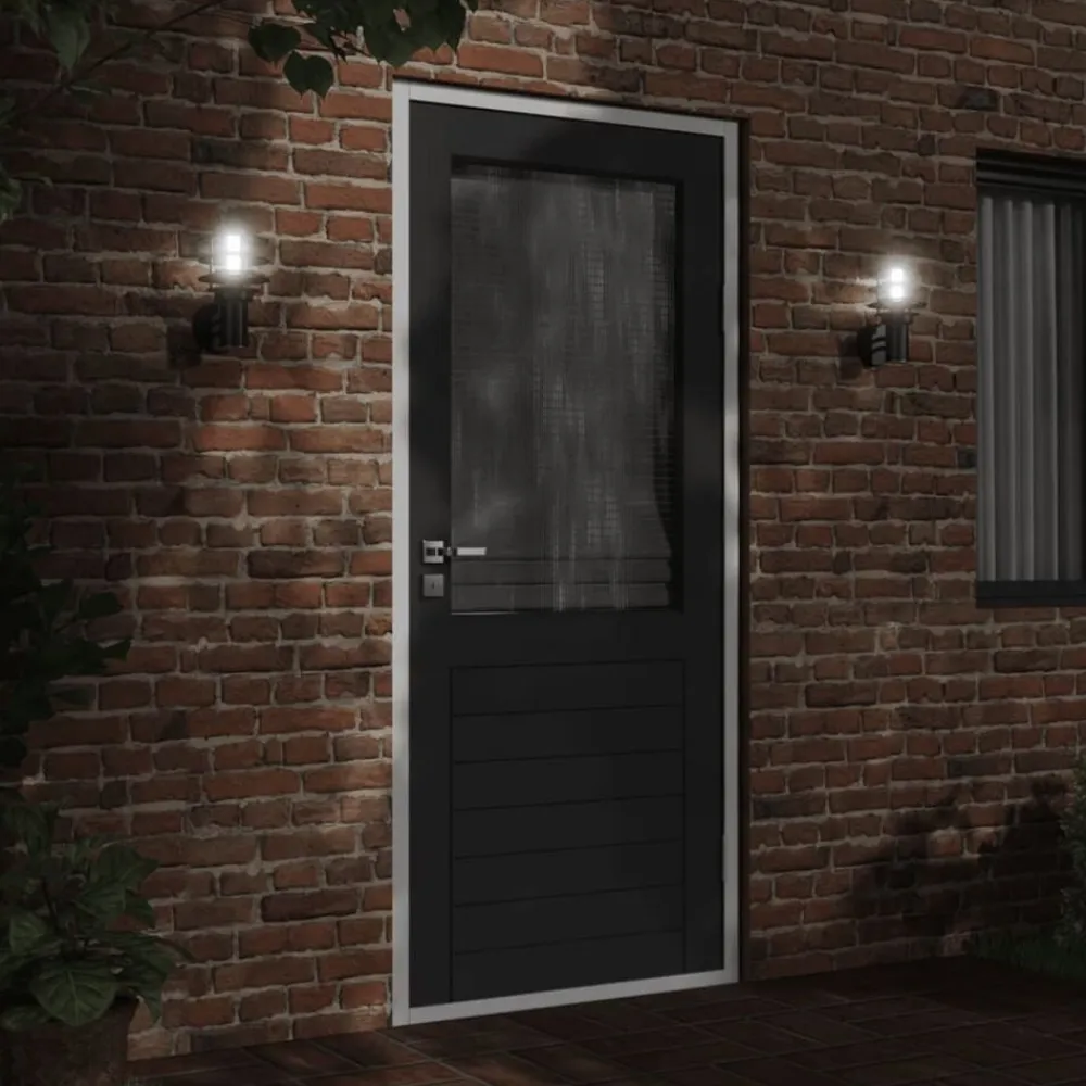 vidaXL Iluminación-Aplique de exterior de acero inoxidable